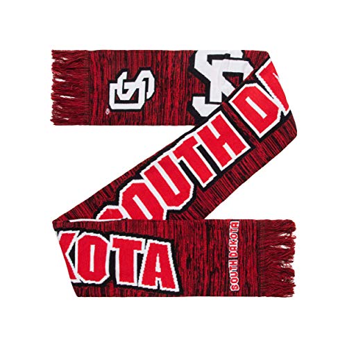 NCAA South Dakota Coyotes Wordmark Big Logo Colorblend ScarfWordmark Big Logo Colorblend Scarf, Team Color, One Size