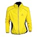 WOLFBIKE Cycling Jacket Jersey Sportswear Long Sleeve Wind Coat, Color: Yellow, Size: XXXL