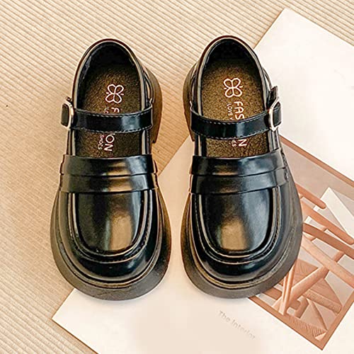 Fashion Four Seasons Children Casual Shoes Thick Bottom Non Slip Round Toe Buckle Shallow Mouth Girls Snow Boots2