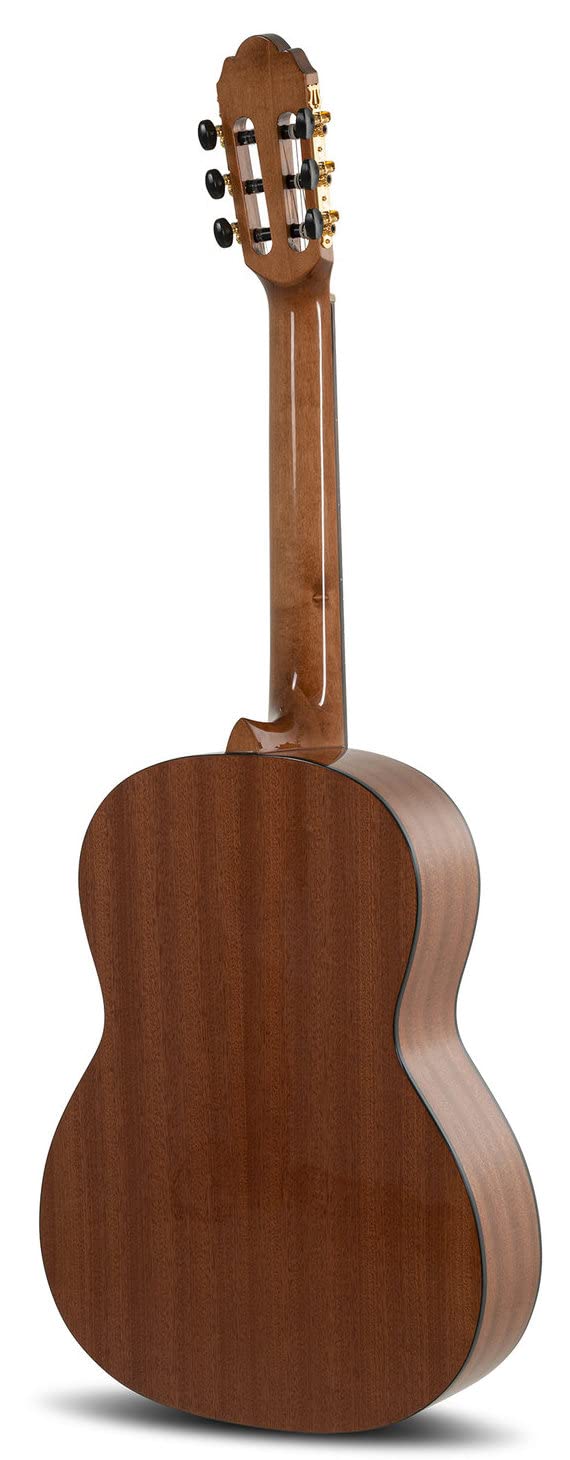 GEWA Pro Arte GC-130 A - Guitarra de concierto 4/4 (incluye guitarra de concierto VGS 4/4 de alta calidad y 5 accesorios, ideal para principiantes), color marrón