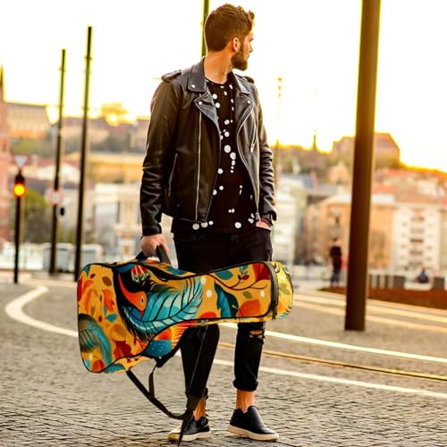 JRHEJTFZ Housse pour guitare acoustique de 1,9 cm d’épaisseur, étanche, durable et élégant, motif feuilles de dinde, Multicolore 4., 42.9×16.9×4.7 in, Motif imprimé tendance - Les Beatles, Paul McCartney, John Lennon, RIngo Starr, George Harrison JRHEJTFZ Housse pour guitare acoustique de 1,9 cm d'épaisseur, étanche, durable et élégant, motif feuilles de dinde, Multicolore 4., 42.9x16.9x4.7 in, Motif imprimé tendance – Image 7