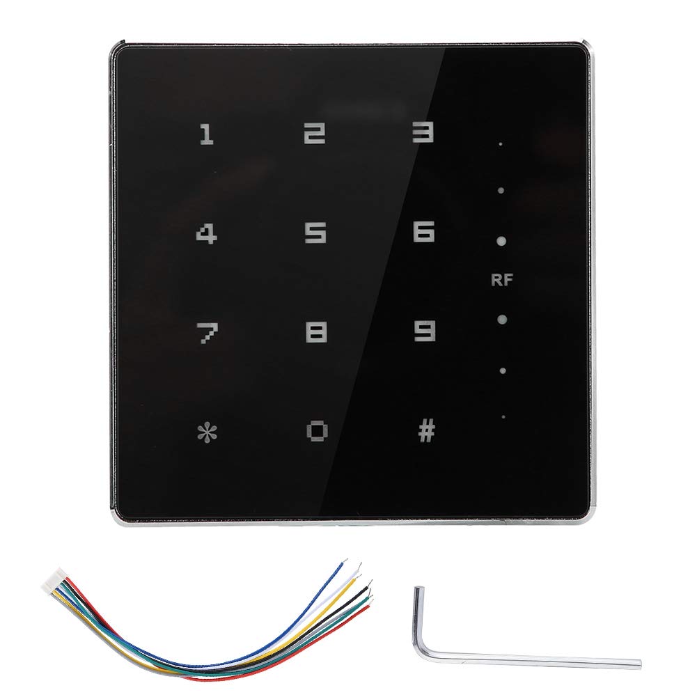 Dioche Ultra-Dünner wasserdichter RF-RFID Kartenleser Zutrittskontrolltastatur Wiegand26/34 für das Zutrittskontrollsystem (125 kHz ID-Karte)