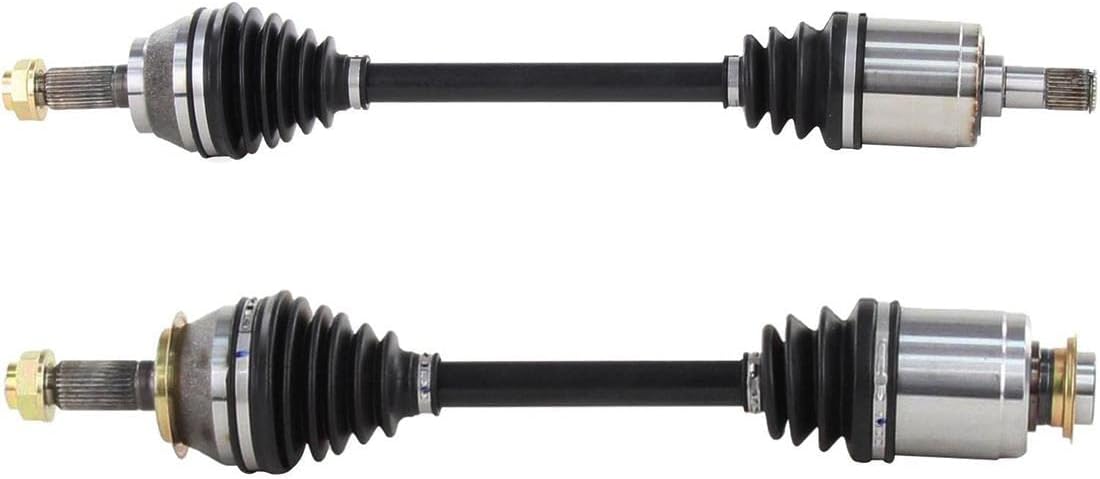 2x Front Left & Right CV Axle Shaft Driver and Passenger Side for Honda Accord 2.4L 2003 2004 2005 2006 2007 Replaces# CV6365, CV7536 Manual Trans