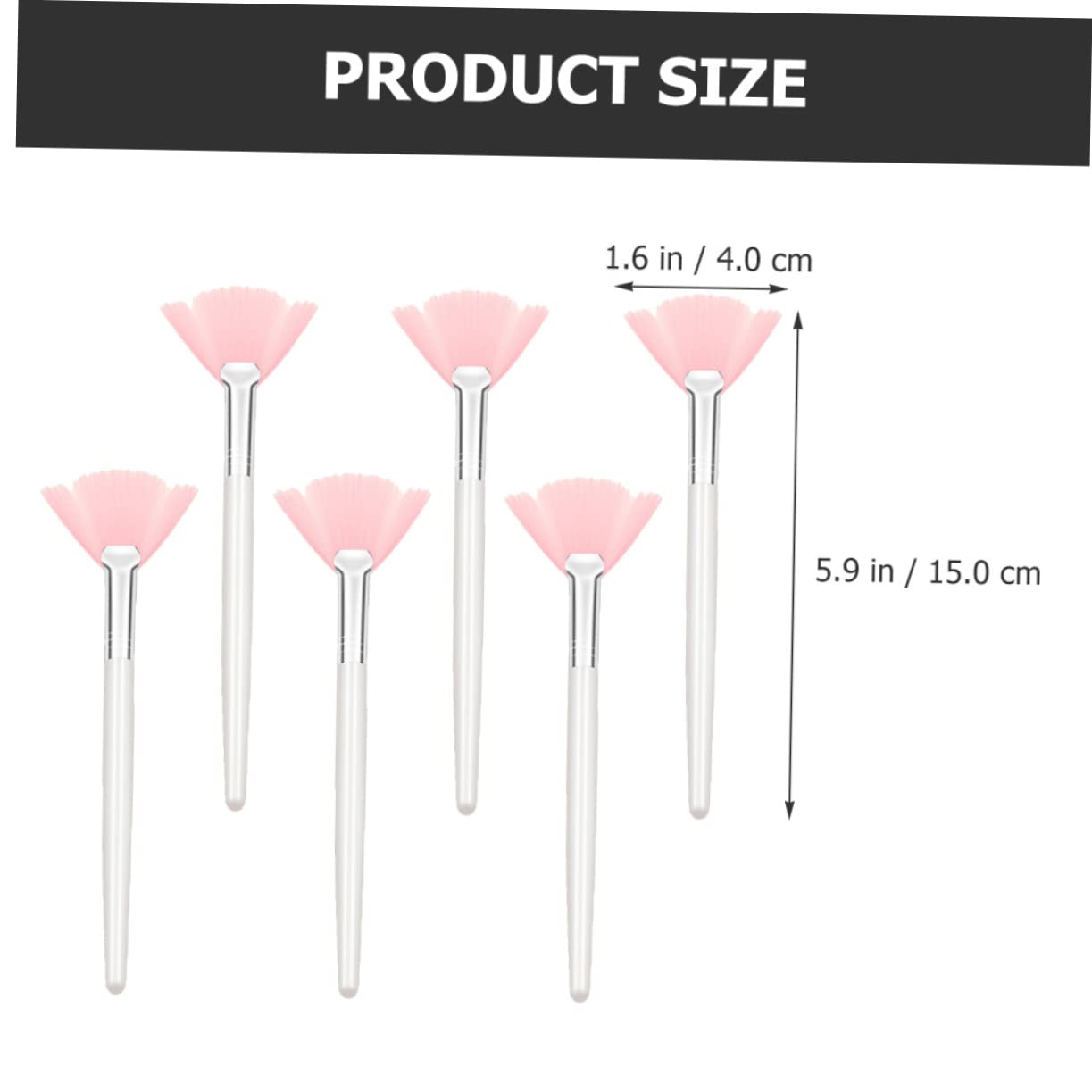 minkissy 24pezzi Pennelli Per Trucco Ventaglio Morbidi Pennelli Per Fondotinta e Applicatore Di Maschere Facciali Strumenti Di Bellezza Per Donne e Ragazze Per Makeup Professionale e