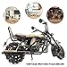 QIRLOEU Motorcycle Gifts for Men, Women & Enthusiasts (Birthday, Mother's Day, Father's Day) - 12 Inch Handmade Metal Motorcycle Model - Vintage Industrial Desk Decor for Man Cave, Office