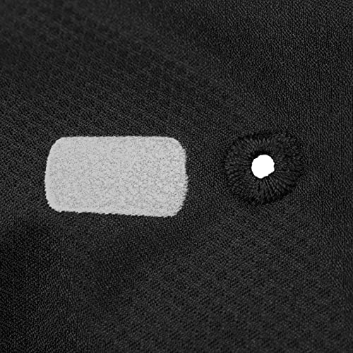Non-stop dogwear Glacier Jacket 2.0, warme Hundejacke für Winter und kaltes Wetter mit Leinenöffnung und Beinschlaufen, Schwarz/Orange, Größe 50 für mittelgroße Hunde