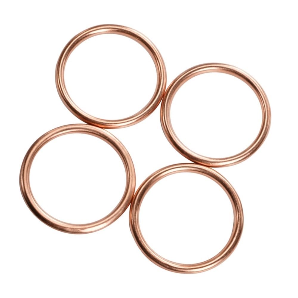 Motorcycle Cylinder Head Crankcase Engine Cover Gasket Kits Set for CBR600RR 2003-2006 CBR 600 RR Spare Parts(4pcExhaustPipeGaks)