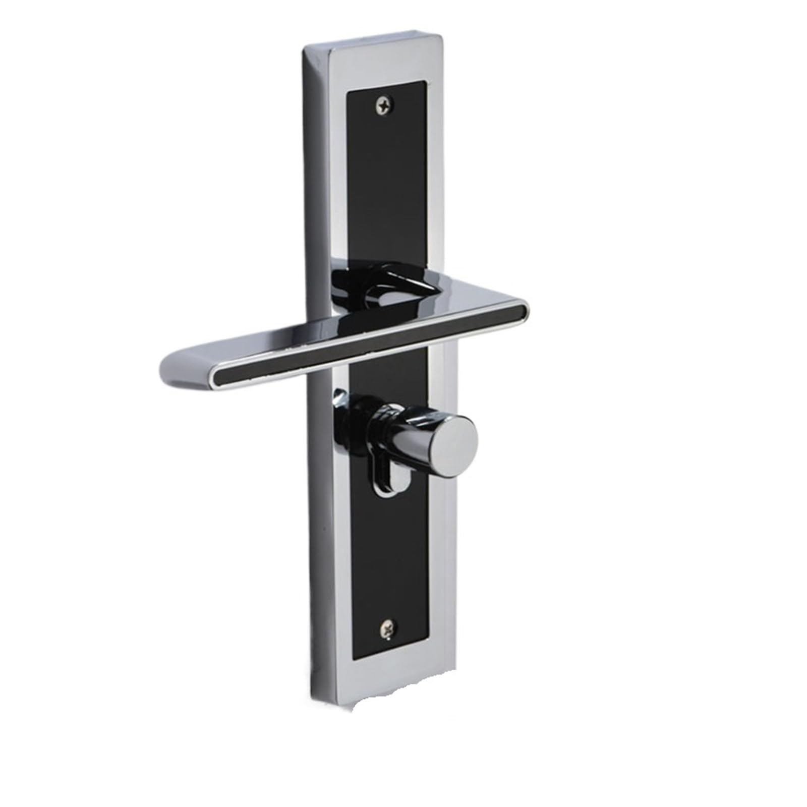 Kfvmvtdw One Color Black Zinc Alloy Simple Magnetic Silent Split Lock Bedroom