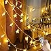 Produktbild Weihnachten String Lichter,Sunboia Sterne Lichterkette 100 LED USB Powered mit Fernbedienung 8 Leuchtmodi Dekoration Licht Für Garten eihnachten Urlaub Party Geburtstag Home-Warmweiß