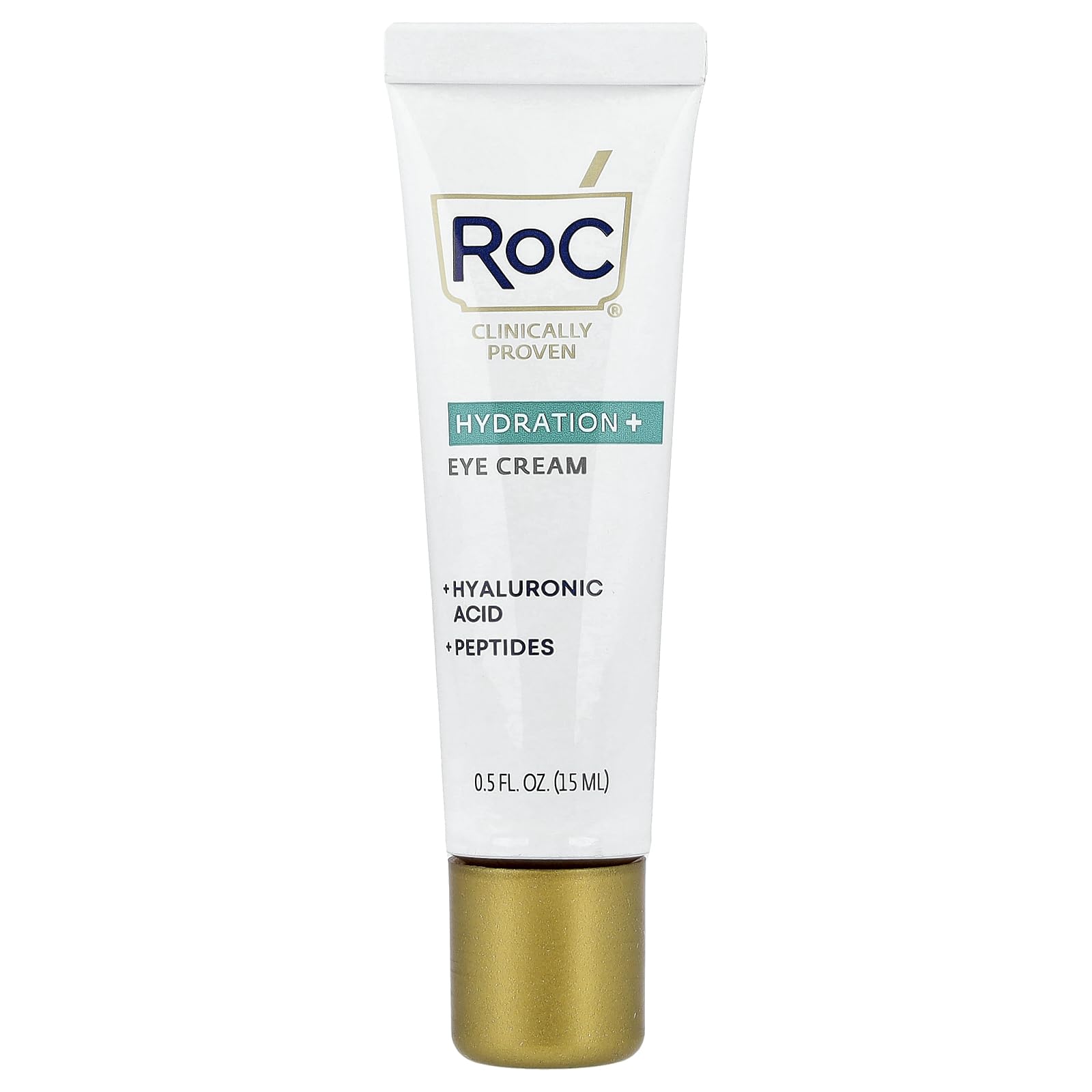 RoC Multi Correxion Hydrate + Plump Eye Gel-Cream | Per Occhiaie e Borse, con Caffeina e Acido Ialuronico | 15 ml