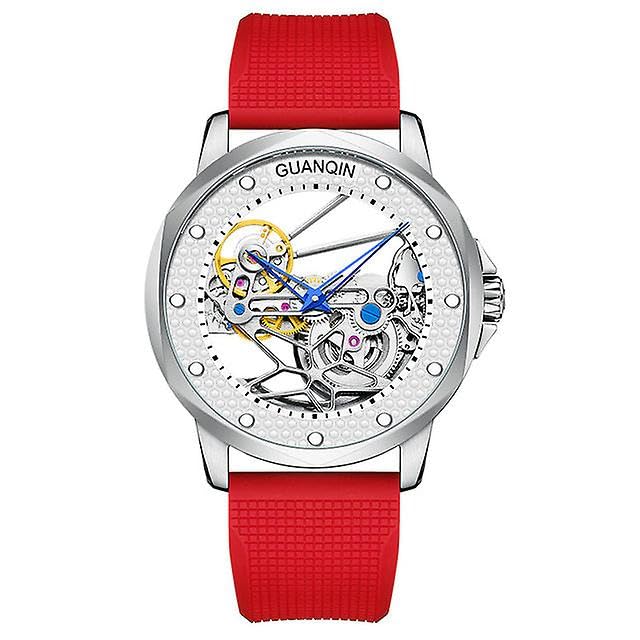 Guanqin Business Sapphire - Reloj mecánico de cuerda automática para hombre, acero inoxidable, impermeable, accesorios de pulsera 2022