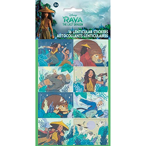 Raya And The Last Dragon Birthday Party Decoration Bundle - Includes 2 Plastic Table Covers & 4 Sticker Sheets