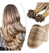 Benehair I Tip Hair Extensions Human Hair Highlights Stick Tip Hair Extensions 16 Inch 1g/s 50g/p...