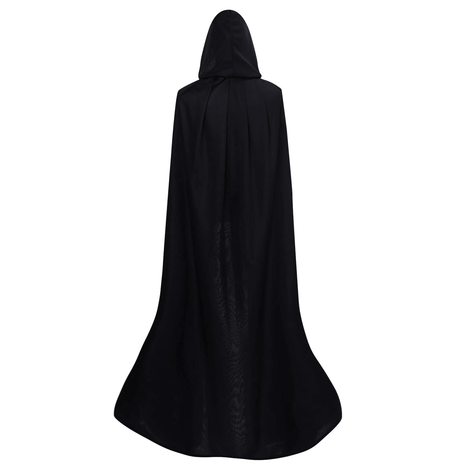 Ynaice Black & Purple Hooded Cape Halloween Christmas Cloak Fancy Dress Vampire Witch Wizard Role Play Cosplay Accessories Halloween Costumes - Image 3