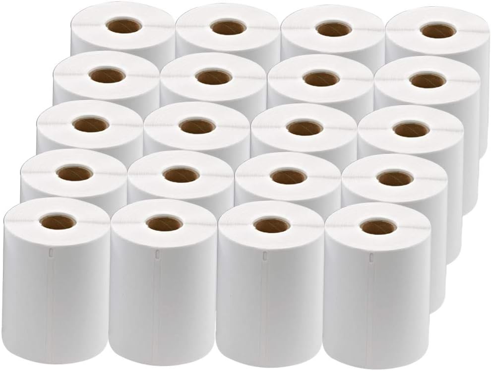 20 Rolls 4XL Labels 4" x 6" 1744907 Compatible 4XL Postage Shipping Labels Compatible 4XL(20 Rolls - 220 Labels Per Roll)