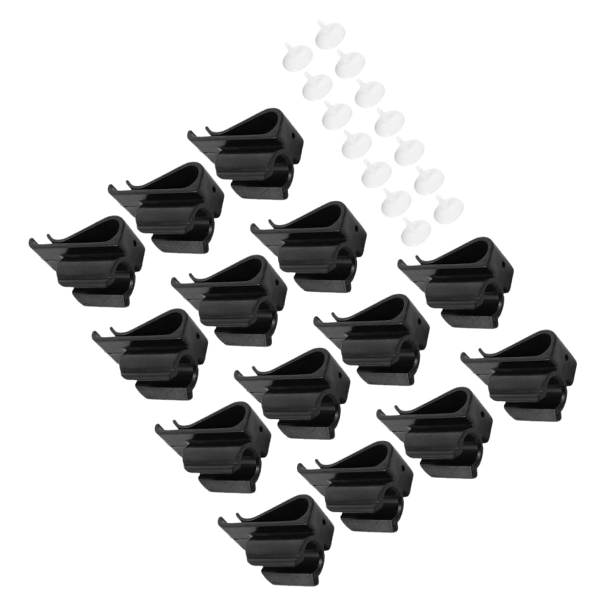 ifundom Golfschläger-Clip Stichworte Veranstalter Putter Putten Entfernung Tasche Club-organisator-Clips Golfclips Halter Für Golfhandschuhe Golfsack -Hanger Schwarz Abs
