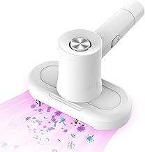 Yaasier Aspirateur Matelas, Aspirateur Anti-acariens pour Matelas avec lumière UV, Aspirateur à Main avec Filtre Hepa, Elimine 99,99% de Tous Les acariens pour Lits, oreillers, canapés et Tapis