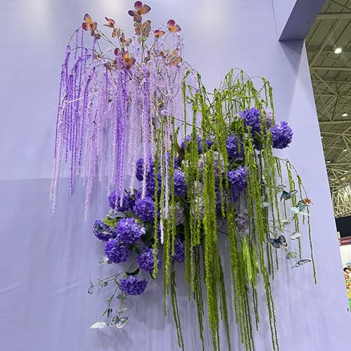 Fleur artificielle d'amarante suspendue décoration de mariage jardin - 5