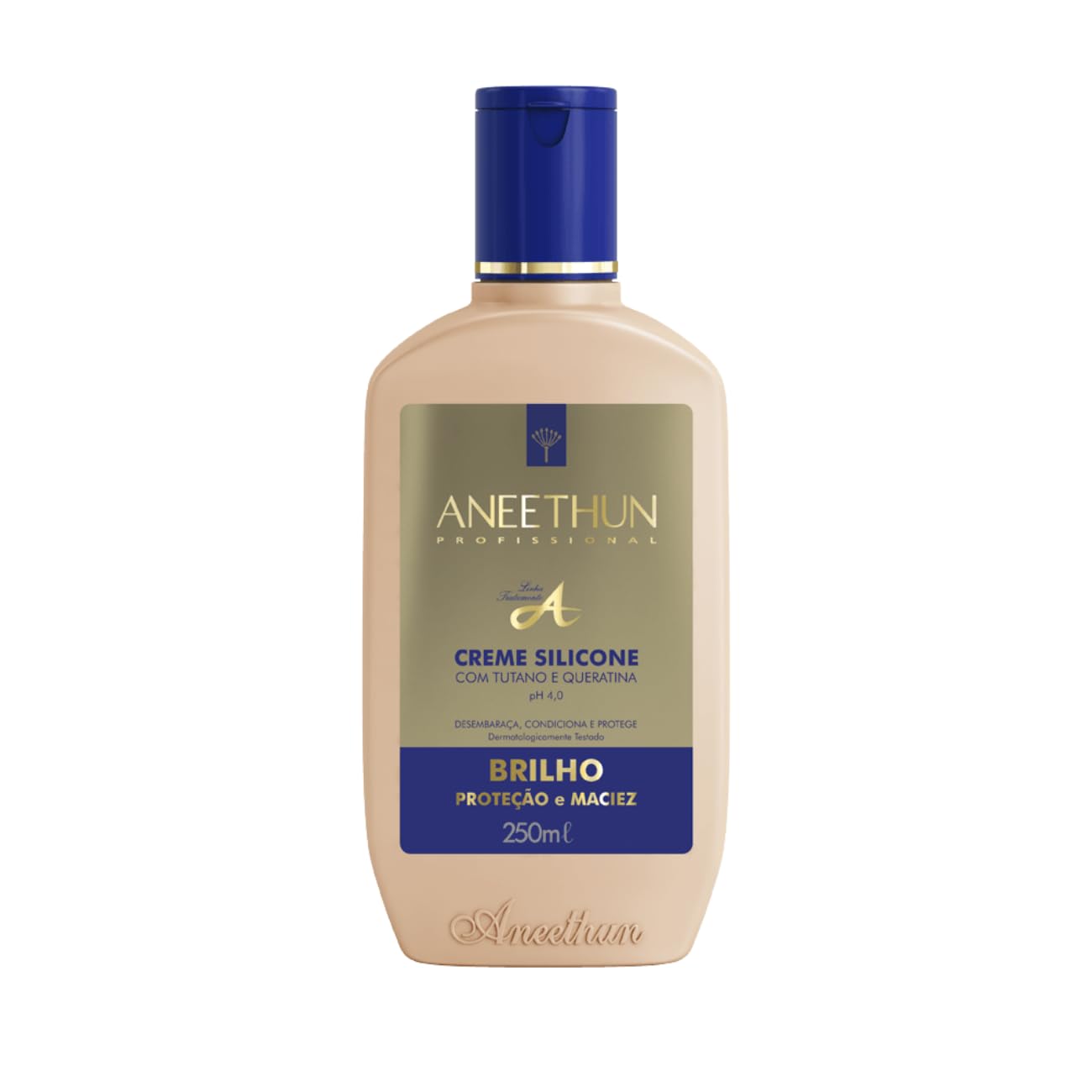 Creme de silicone Brilho Linha A Aneethun Protetor Termico e Solar 250ml