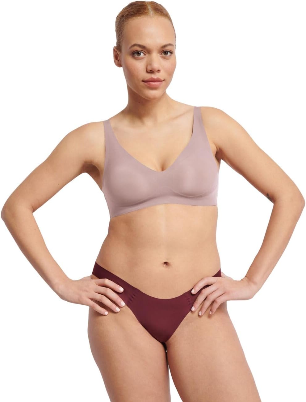 Sloggi ZERO Feel Soft Bra Non Wired Soft Cup Hook & Eye Bra Seamless Lingerie
