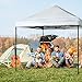 KITADIN Pop up Canopy Tent 10x10 FT Commercial Instant Shelter Outdoor Canopies with Wheeled Carry Bag, 4 Canopy Sand Bags (White)