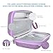 suzamed Insulin Cooler Travel Case,EVA Insulation Travel Medicine Kit with 2 Ice Packs for Diabetes Care,Insulin Pen and Other Diabetic Supplies (Purple)