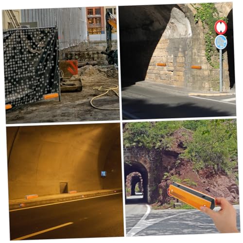 Marqueurs réfléchissants rectangulaires POPETPOP avec construction solide en ABS durable