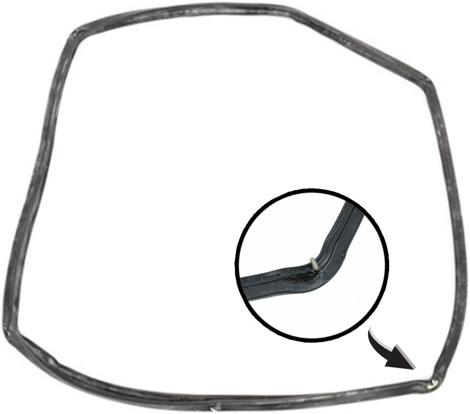 SPARES2GO Large Door Seal Gasket + Clips for Britannia Oven Cooker (400mm x 330mm)