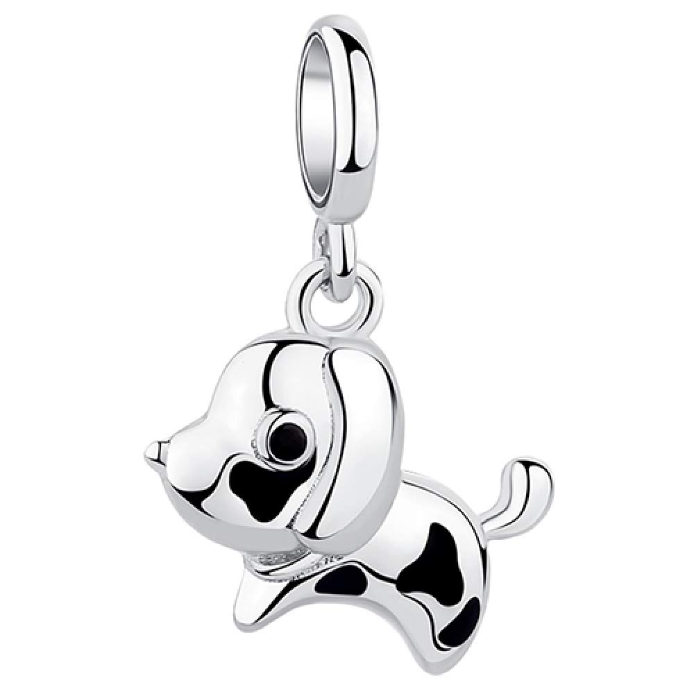 CGCSYZ 925 Sterling Silver Charm Rose Gold Pink Ladybird Charm Fit Bracelet Beads for Jewelry Making (PY1817)