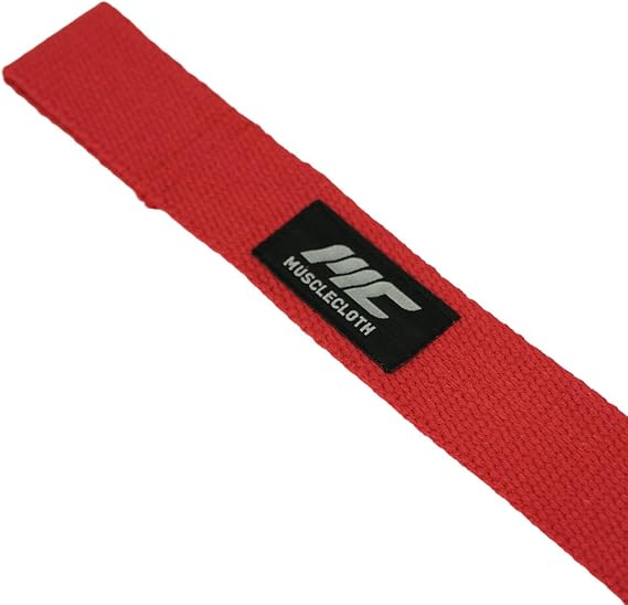 MuscleCloth Lifting Strap Red