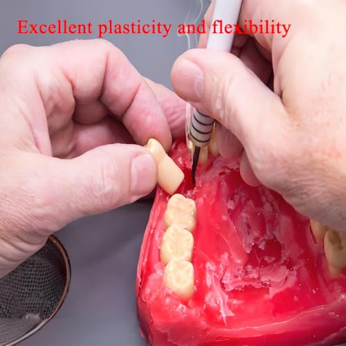 Image of Dental Base Plate Wax 20Pcs Red Utility Wax Molding Casting Wax Sheets for Bite Orthodontic Modeling Filling Modelling Laboratory Supply Aids