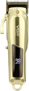 ماكينة حلاقة احترافية للرجال قابلة للتعديل موديل V-278 من في جي ار، معدنية محمولة، كهربائية لقص وتشذيب الشعر