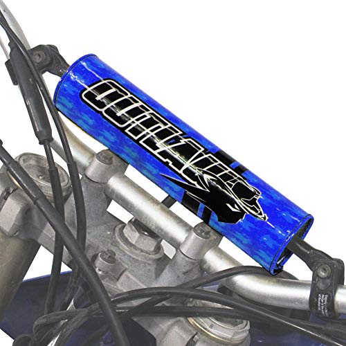 Outlaw Racing Bike Handlebar Pad Cushion for Crossbar - Fits Atv'S Motorcycles and Dirt Bikes – Handlebar Protector Pad – Approx. 8.9-Inch-Long Blue