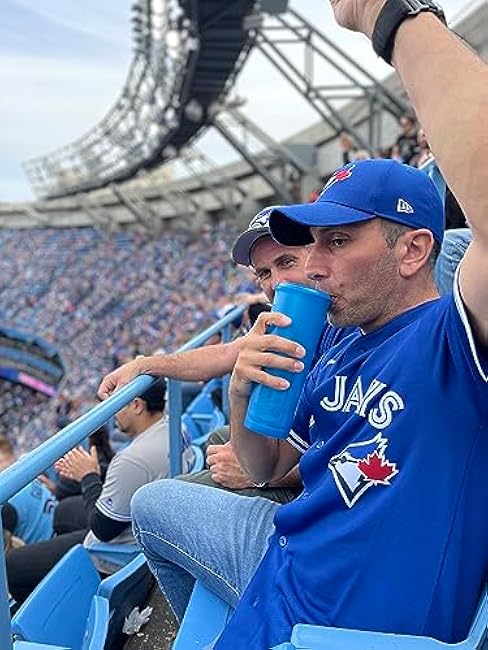 The LoudCup Tumbler + Stadium Horn - Insulated Cup & Travel Mug | Reusable Water Bottle | Worlds Loudest Cup for Game Day