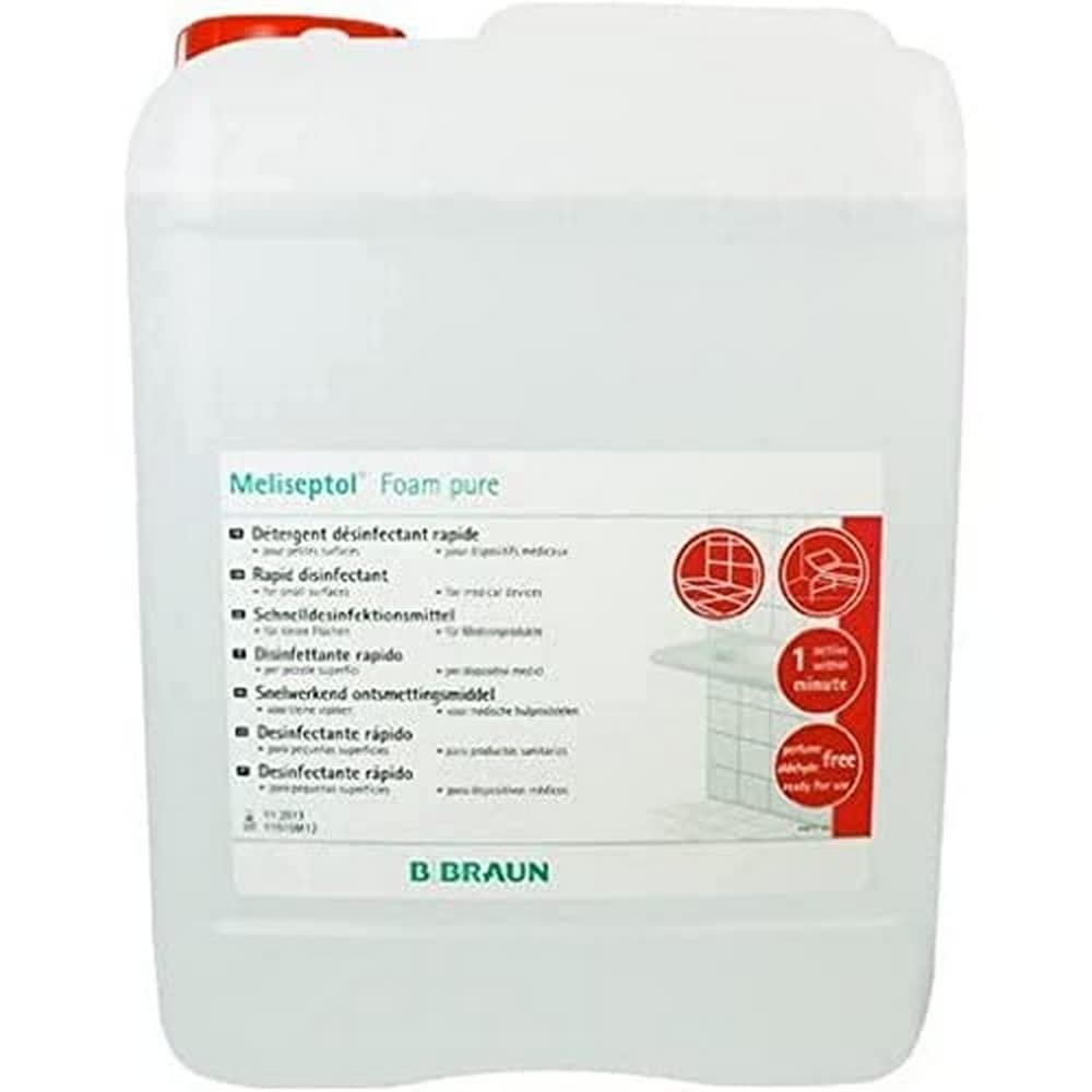Meliseptol Foam Pure I Schiuma disinfettante per superfici delicate, tanica da 5 l