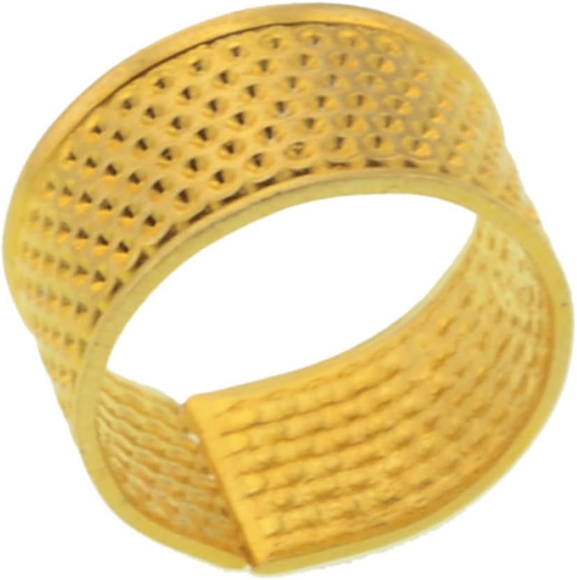 CORHAD 100pcs Metal Thimble Tailor Thimble Ring Quilting DIY Craft Finger Protector Sewing Finger Protector Skid Resistant for Easy Wear