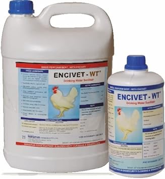 Ncpl - Water Sanitizer for Poultry, Cattle, Sanitizer for Poultry, Water Sanitizer Liquid for Poultry Supplement