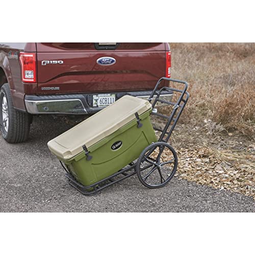 Guide Gear Vehicle Hitch Mount Cargo Carrier Basket With Wheels, Utility Trailer, Truck Camping, Car-Go-Cart, Solid Steel #TOP1