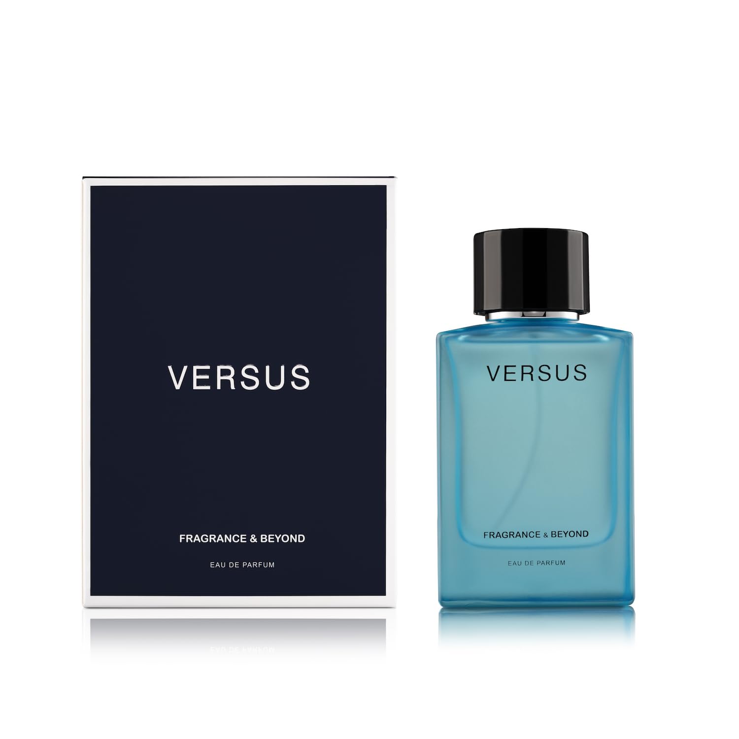 Fragrance & Beyond Versus Luxury Eau De Parfum for Men - 100 ml | Intense & Long-Lasting Scent | Fresh Aqua, Woody, Musk & Amber Notes | Best Luxurious Gift for Men