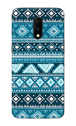 Image of PRINTFIDAA Coloured Tribal Pattern Hard Back Cover for OnePlus 6T / OnePlus 7 Back Cover -(P6) KAT1008