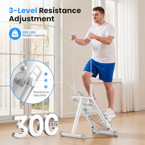 Image of OWLSKY Stair Stepper for Home,Vertical Climber Exercise Machine with Stable Triangular Frame, Smooth & Quiet Motion, Full Body Workout Equipment