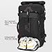 kevcalif Outdoor Travel Backpack,Carry On Backpack Durable Convertible Duffle Bag,for Work&Travel，35L Capacity(Black,Medium Size)