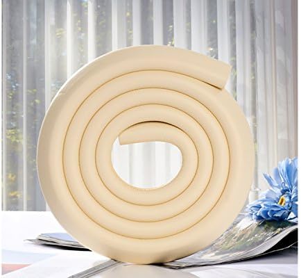 2 metre U-Shape Edge Protector Premium Foam Cushion Table Edge Corner Guards Protectors Edge Guards in Beige by Design61
