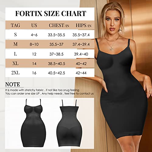 Women's Shapewear Slips For Under Dresses Tummy Control Dress Slips Body Shaper Full Slip Seamless Spaghetti Strap Cami Dress #TOP5