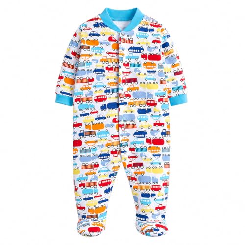 Image of EIO 100% Cotton Rompers Sleepsuits Jumpsuit Night Suits for Infants Newborn Baby Boys & Girls