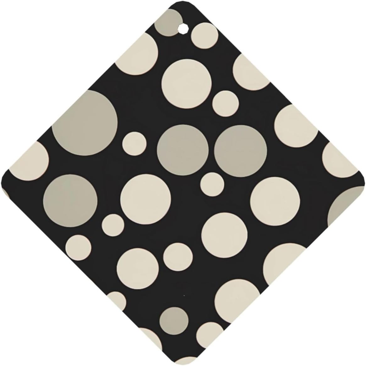 Car Air Freshener 24 PCS Polka Dot Hanging Car Air Fresheners Auto Interior Decor Card Freshener Strong Scented Card Lavender Cars Scents for Office Bedroom Close Drawer Square