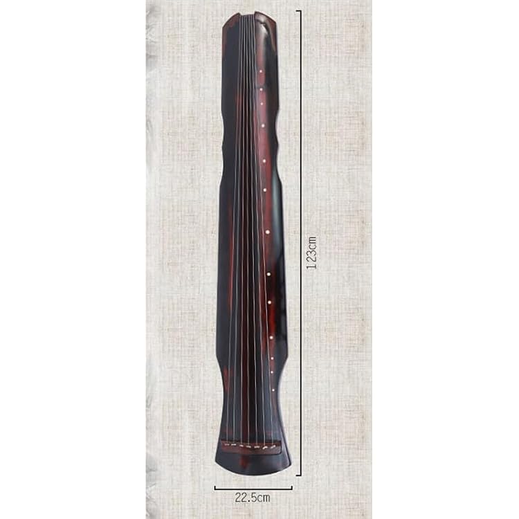 JITEM 7-String Guqin, Traditional Chinese Paulownia Stringed Instrument, Suitable for Beginners and Professionals, size