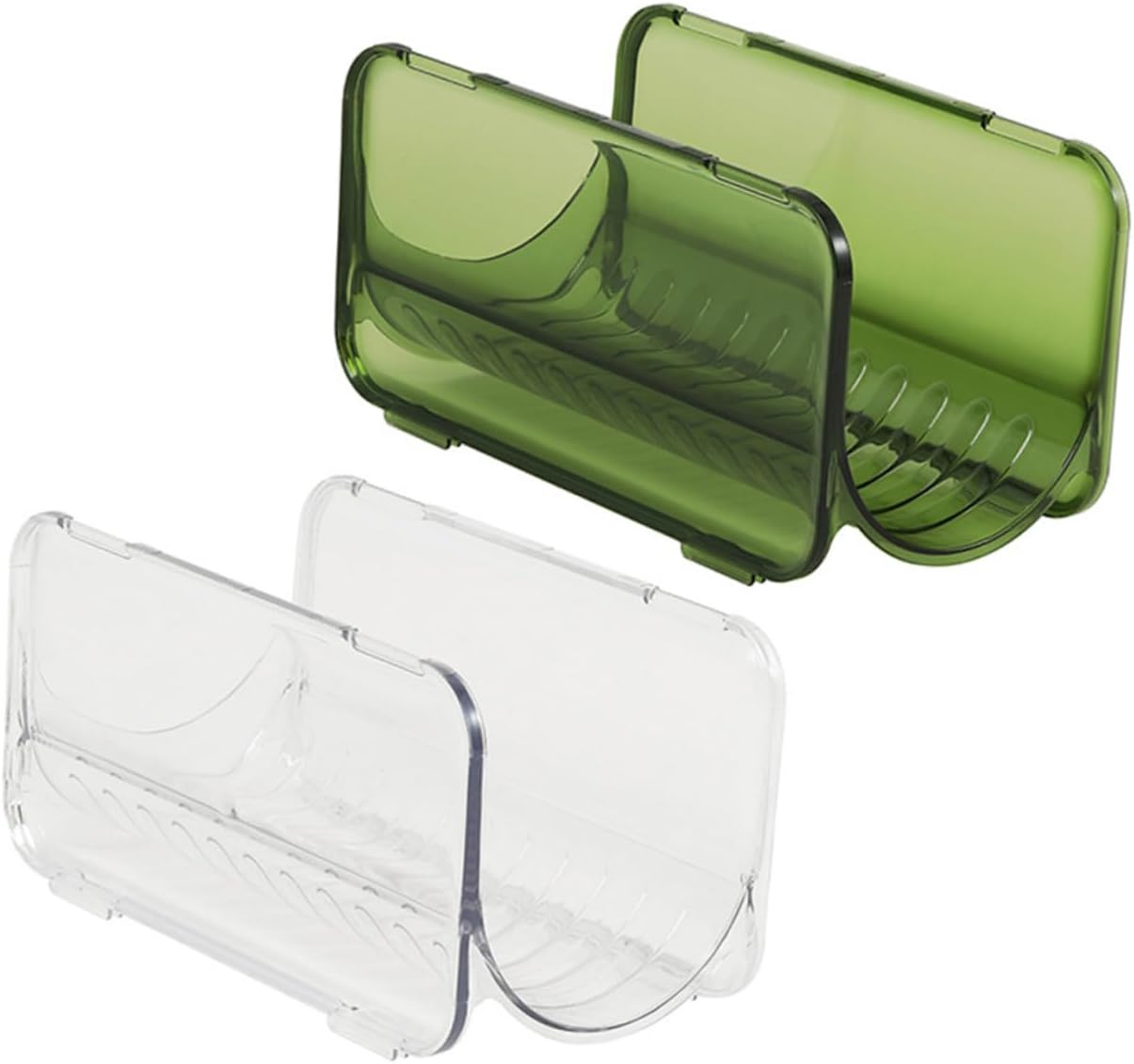 DECHOUS 6pcs Stackable Water Bottle Organizer Versatile Storage Rack for Kitchen Countertop Pantry Cabinets Lightweight Design for Storage Transparent Transparent