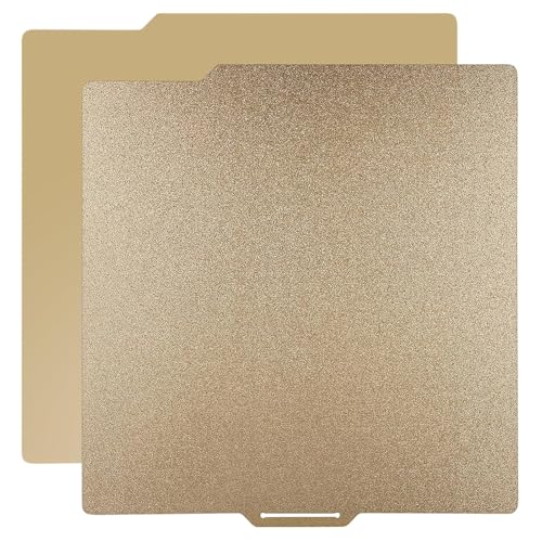PEI Build Plate 257x257mm, Double Sided Smooth and Textured Spring Bed Plate for Bambu Lab A1/X1/X1C/X1E/P1P/P1S (No Magnetic Sheet)