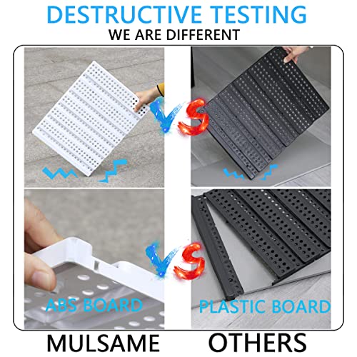 Rivtun Transparent Garage Organizer Bins, 30Pcs Wall Mounted Storage Small Parts Bins With White Pegboard To Store Nuts,Bolts, Screws, Nails #TOP3